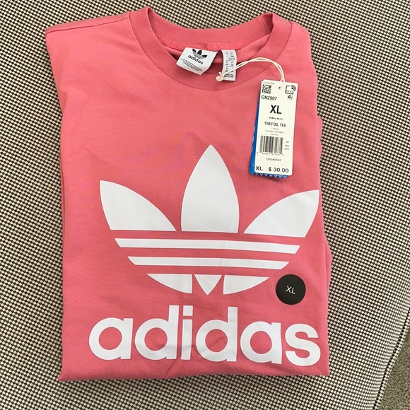 adidas Tops - Pink Adidas tee with tags